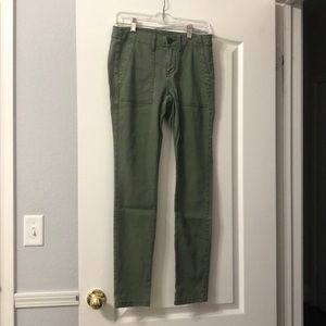 Army green corduroy Cabi pants